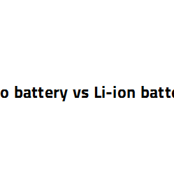 Li-Po vs Li-ion battery,what are the difference between them?