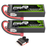 2X Ovonic 7.4V 80C 6000mAh 2S LiPo Battery Deans with Battery Voltage Tester