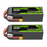 2x OVONIC 4S 3500mAh 14.8V 130C LiPo Battery with XT60 Plug for 1/10 scale RC Car Truck RC Aircraft
