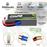 2 × OVONIC 3S Lipo Battery 9000mAh 130C 11.1V RC Lipo Battery with EC5 Plug for 1/10 RC Truck RC Vehicles Car