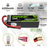 2x OVONIC 3S 6200mAh 11.1V 130C Hardcase LiPo Battery with Deans Plug for 1/8 & 1/10 Scale RC Car Truck RC Airplane