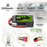 2x OVONIC 4S 2200mAh 14.8V 130C Short Lipo Battery with T Plug for 1/10 scale RC Car Truck Airplane