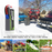 2 × OVONIC 3S Lipo Battery 9000mAh 130C 11.1V RC Lipo Battery with EC5 Plug for 1/10 RC Truck RC Vehicles Car
