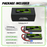 2x OVONIC 2S 7200mAh 130C Hardcase 7.4V Lipo Battery with EC5 Plug for 1/10 scale Vehicles Car RC Truck - Ovonicshop