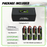 4×OVONIC 2S Lipo Battery 450mAh 2S1P 100C 7.6V LiHV LiPo Battery with BT3.0 Plug for 2S Tinywhoop Drone Brushless Quadcopter