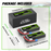 2 x OVONIC 2S 7200mAh 130C Hardcase 7.4V Lipo Battery with EC5 Plug for 1/10 scale Vehicles Car RC Truck