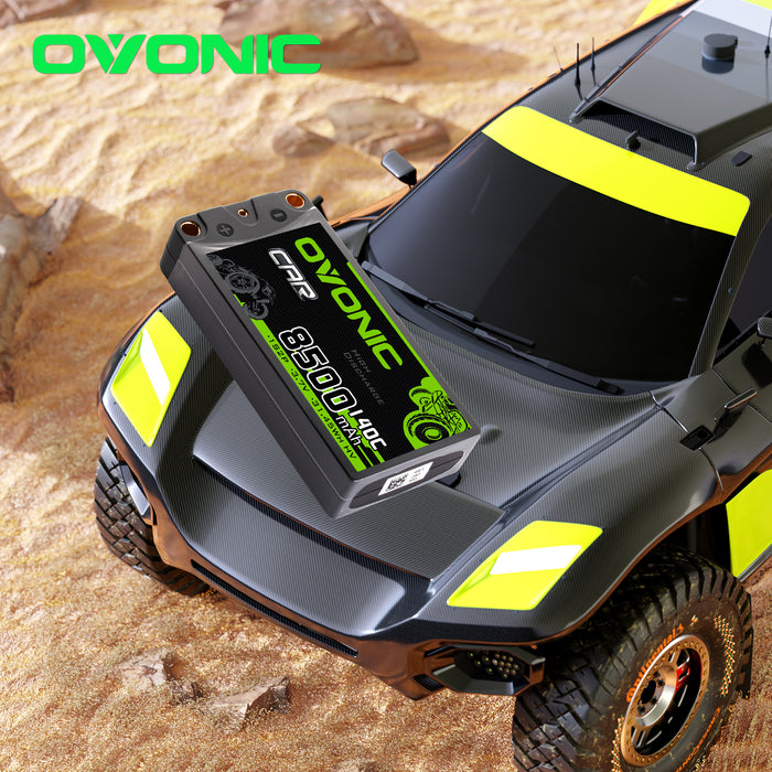 Ovonic 1S2P 8500mAh 140C 3.7V Hardcase Battery with 5.0mm Bullet to T/Deans Plug