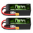 Ovonic Roam Series 6S Lipo Battery 2200mAh 6S1P 150C 22.2V Long Range Lipo Battery with XT60 Plug for 6-7 Inch Long Range 6s HD Cinelifter FPV Quad