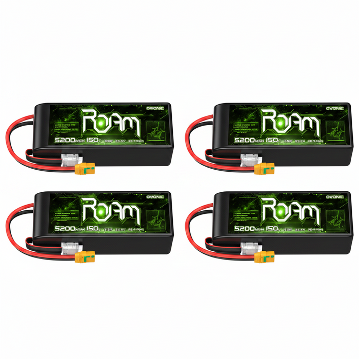 Ovonic Roam Series 5200mAh 6S1P 150C 22.2V Lipo Battery with XT90-S