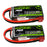 Ovonic 2S 2200mAh 35C 7.4V Short LiPo Battery for Aircraft Drone - T Plug