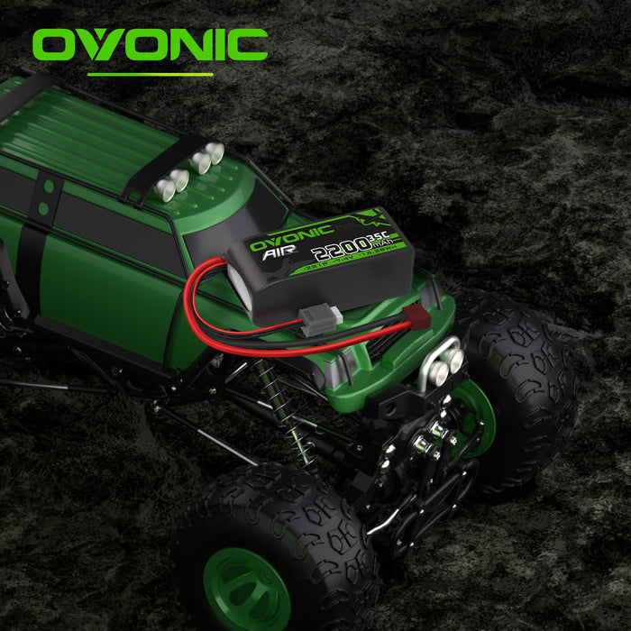 Ovonic 11.1 V 35C 2200mAh 3S1P 11.1V T Plug Lipo Battery with D15 Dual 1.2A 1-3S LiPo Charger - Ovonicshop