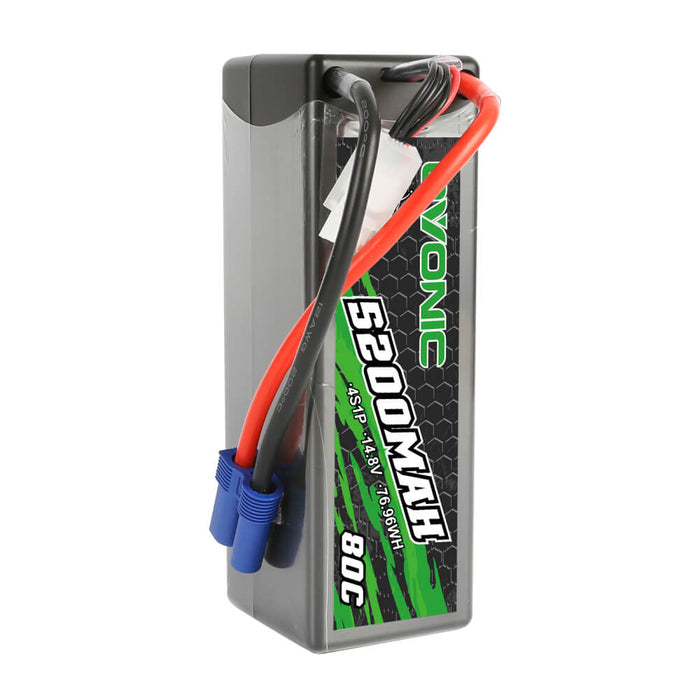 Ovonic Rebel 80C 3S 5200mAh 11.1V Hardcase#30 Lipo Battery For Arrma 3S&6S Cars - EC5 Plug - Ovonicshop