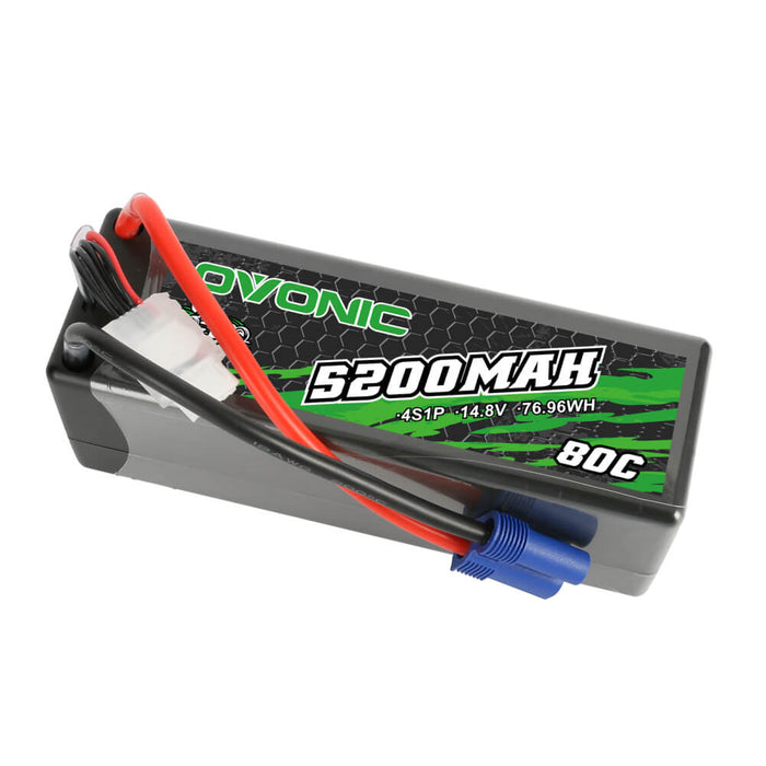 Ovonic Rebel 80C 3S 5200mAh 11.1V Hardcase#30 Lipo Battery For Arrma 3S&6S Cars - EC5 Plug - Ovonicshop