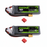 Ovonic 60C 4S 3400mAh 14.8V LiPo Battery for RC Airplane EDF - XT60 & T Plug