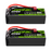 2X OVONIC 11.1V 80C 5200mAh 3S Lipo Battery T Plug for RC Car Truck Heli Airplane