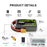 4Packs Ovonic 22.2V 6S 100C 1000mAh LiPo Battery with XT60 Plug for FPV