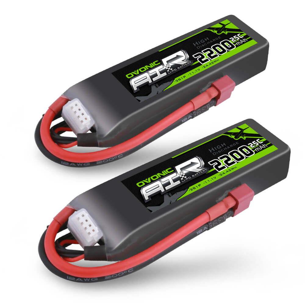 OVONIC 2200mAh 11.1V 3S 25C Battery with XT60 / T Connector for RC Boat Airplane Heli - Ovonicshop
