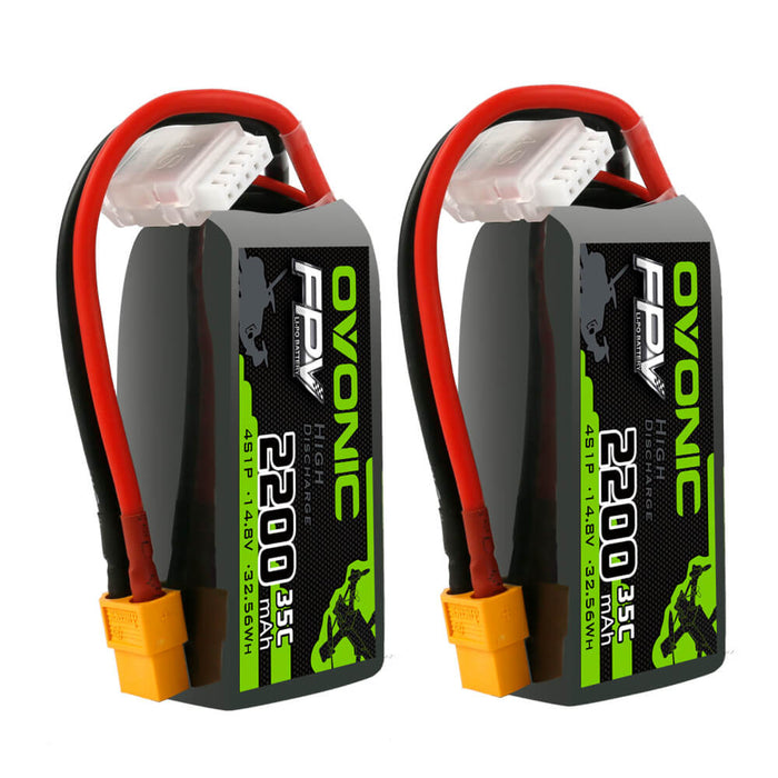 size wire for a 4s 35 c 2200 mah lipo Ovonic 14.8V 2200mAh 35C Short Battery Pack Long Range OVONIC 4S 2200mAh 14.8V 35C