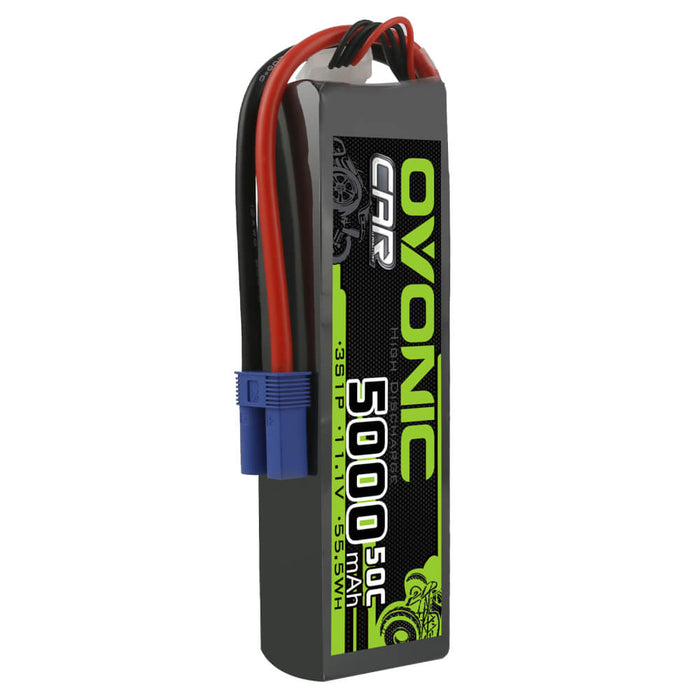 Batteries Lipo OVONIC 3S 11,1 V 5000 mAh 50 C Lot de 2 pour RC Voiture Batteries Lipo OVONIC 3S 11,1 V 5000 mAh 50 C Lot de 2 pour RC Voiture