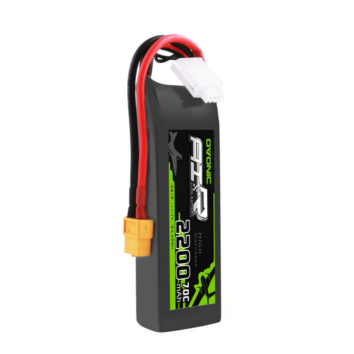 Ovonic 70C 3S 2200mAh 11.1V LiPo Battery for RC Plane CAR Boat - XT60 Plug - Ovonicshop