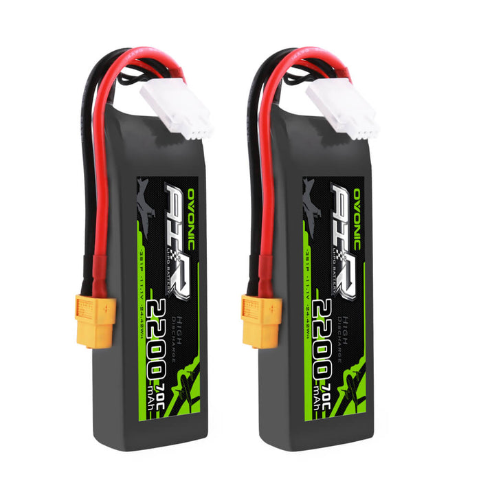 Ovonic 70C 3S 2200mAh 11.1V LiPo Battery for RC Plane CAR Boat - XT60 Plug - Ovonicshop