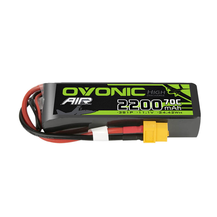 Ovonic 70C 3S 2200mAh 11.1V LiPo Battery for RC Plane CAR Boat - XT60 Plug - Ovonicshop